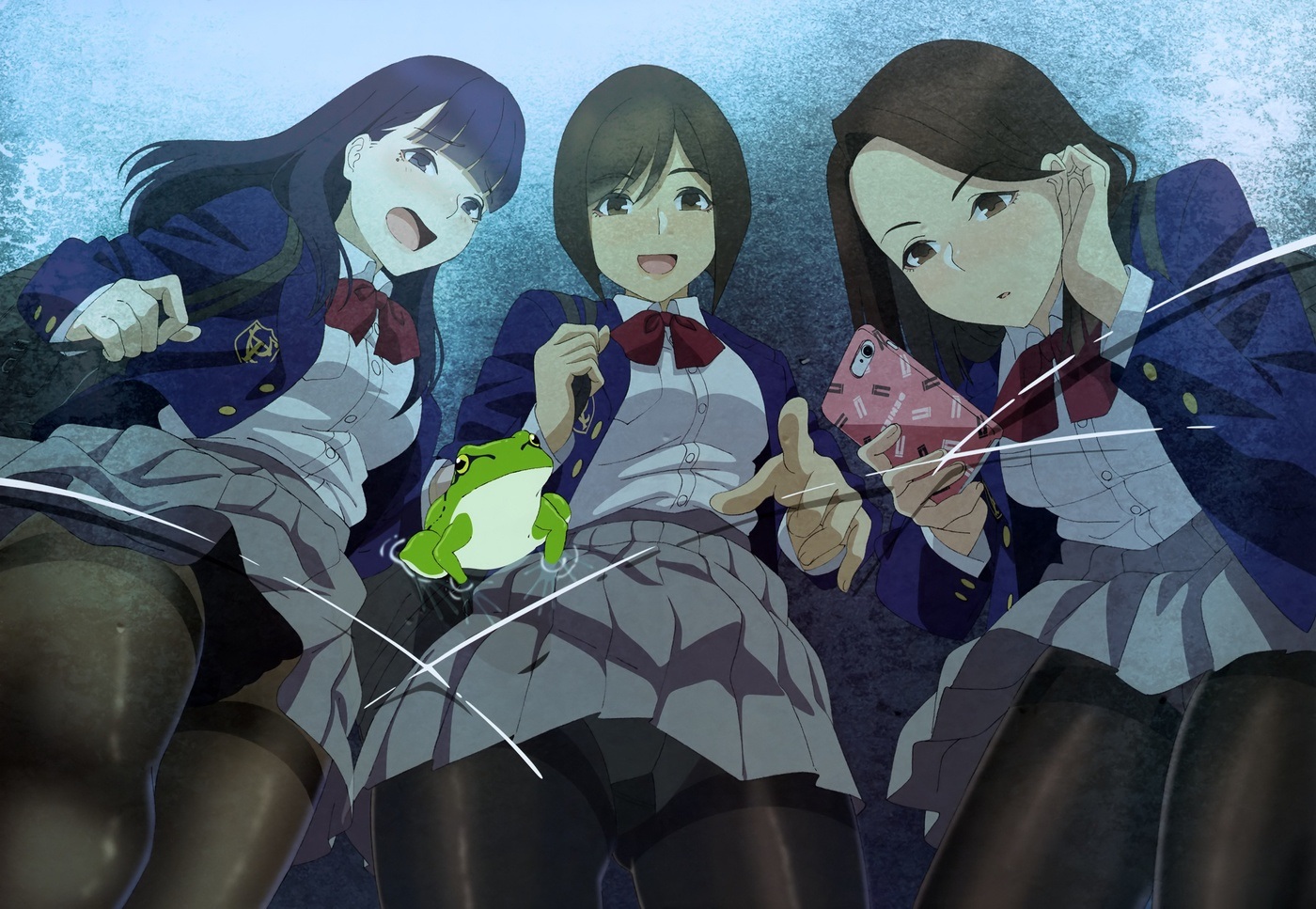 美乳JK妹扒光裤子 手指深深插入小粉穴扣弄